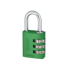 ABUS Mechanical 145/30 30mm Aluminium Combination Padlock Green 46580 ABU14530GRE