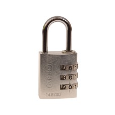 ABUS Mechanical 145/30 30mm Aluminium Combination Padlock Silver 46583 ABU14530SIL