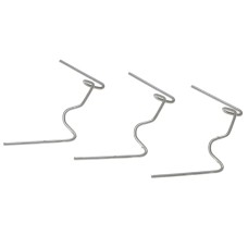 ALM Manufacturing GH001 W Glazing Clips Pack of 50 ALMGH001