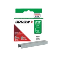 Arrow JT21 T27 Staples 10mm (3/8in) (Box 1000) ARRJT2138S