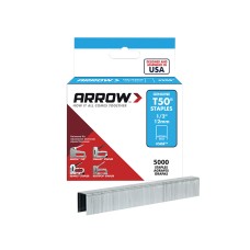 Arrow T50 Staples 12mm (1/2in) (Bulk Pack 5000) ARRT5012IP