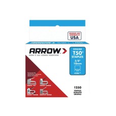 Arrow T50 Staples 10mm (3/8in) (Box 1250) ARRT5038S