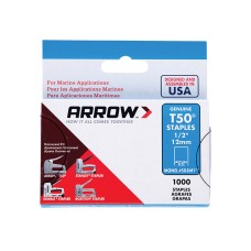 Arrow T50M 505m Monel Staples 8mm ( 5/16in) (Box 1000) ARRT50516MS