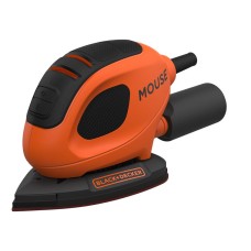 BLACK + DECKER 55W Mouse Sander + 6 Sanding Sheets B/DBEW230