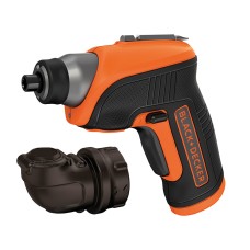 BLACK + DECKER CS3652LC Cordless Screwdriver & Right Angle Attachment 3.6V Li-ion B/DCS3652LC