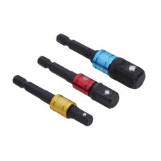 BlueSpot Tools Colour-Coded Impact Socket Adaptor Set, 3 Piece B/S14113