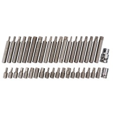 BlueSpot Tools Mixed Hex Spline & TORX Bit Set, 40 Piece B/S1517