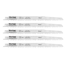 BlueSpot Tools HCS Reciprocating Saw Blade 240mm x 5 TPI Pack of 5 B/S19000