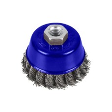 BlueSpot Tools Twist Knot Cup Brush 75mm M14 X 2 B/S19215