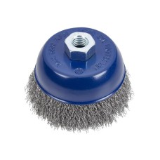 BlueSpot Tools Steel Wire Cup Brush 100mm M14 X 2 B/S19218