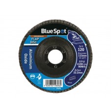 BlueSpot Tools Sanding Flap Disc 115mm 120 Grit B/S19696