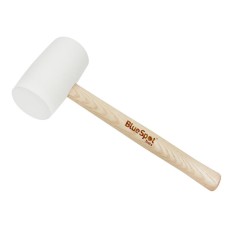 BlueSpot Tools White Rubber Mallet 454g (16oz) B/S26530