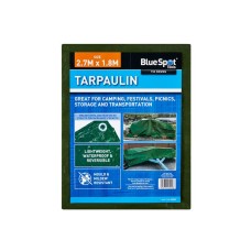 BlueSpot Tools Green Tarpaulin 2.7 x 1.8m B/S45925