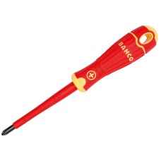 Bahco BAHCOFIT Insulated Screwdriver Phillips Tip PH0 x 75mm BAH197000075