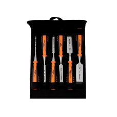 Bahco 424-P Bevel Edge Chisel Set 6 Piece in Pouch BAH424PS6PPK