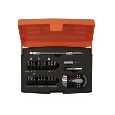 Bahco 808050S-22 Stubby Ratchet Screwdriver Set, 22 Piece BAH808050S22