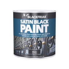 Blackfriar Satin Black Paint 125ml BKFSB125