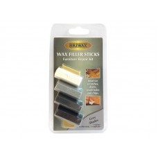 Briwax Wax Filler Sticks Grey Shades (Pack 4) BRWWFSG