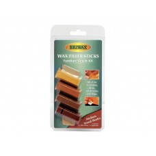 Briwax Wax Filler Sticks Medium Wood Shades (Pack 4) BRWWFSM