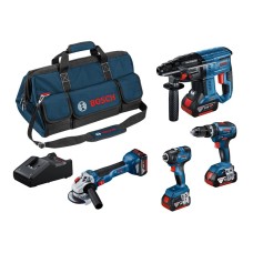 Bosch Professional 4 Piece Kit 18V 3 x 4.0Ah Li-ion BSH615990M2B