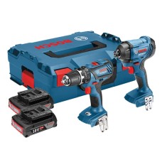 Bosch Cordless Twin Pack 18V 2 x 3.0Ah Li-Ion BSHGSBGDR182