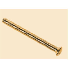 Dencon Brass Switch/Socket Plate Screws 3.5 x 38mm (Pack of 10) DCN1138B10NB