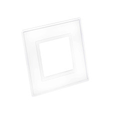 Dencon Clear Finger Plate 1-Gang (Pack of 2) DCN88032NB