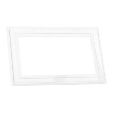 Dencon Clear Finger Plate 2-Gang DCN88052NB