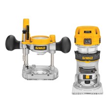 DEWALT D26204K 1/4in Premium Plunge & Fixed Base Combi Router 900W 110V DEWD26204KL