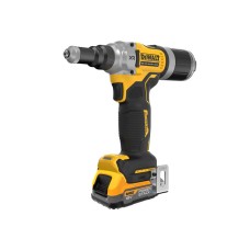 DEWALT DCF414E2T XR 1/4in Brushless Riveter 2 x 1.7Ah POWERSTACKâ„¢ Li-ion DEWDCF414E2T