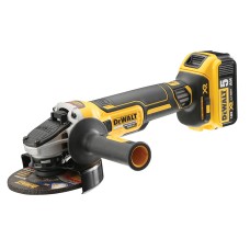 DEWALT DCG405P2 XR Brushless Grinder 125mm 18V 2 x 5.0Ah Li-ion DEWDCG405P2