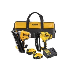 DEWALT DCK2046P2 Twin Nailer Kit 18V 2 x 5.0Ah Li-ion DEWDCK2046P2