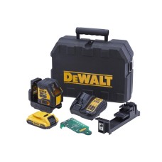 DEWALT DCLE34021D1 XR Compact Cross Line Green Laser 18V 1 x 2.0Ah Li-ion DEWDCL34021D