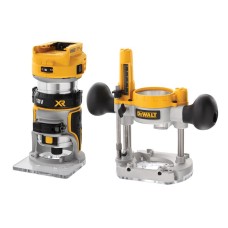 DEWALT DCW604NT XR 1/4in Twin Base Router 18V Bare Unit DEWDCW604NT