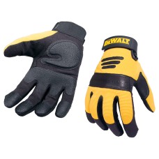 DEWALT Synthetic Padded Leather Palm Gloves - Large DEWPERFORM2