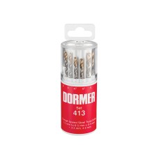 Dormer A094 No.413 HSS TiN Coated Drill Set of 13 1.5- 6.50mm x 0.5mm DORA094413