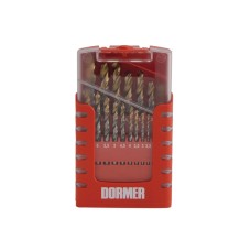 Dormer A095 Compact Set HSS TiN Drill Set of 19 1.0-10 x 0.5mm DORA095COMP