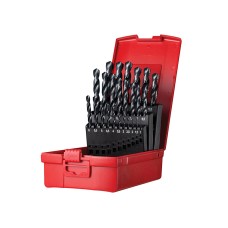 Dormer A190 No.204 Metric HSS Drill Set of 25 1.0-13.0 x 0.5mm DORSET204