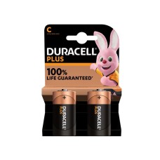 Duracell C Cell Plus Power +100% Batteries (Pack 2) DURC100PP2