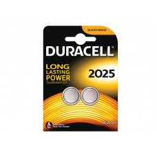 Duracell CR2025 Coin Lithium Battery (Pack 2) DURCR2025