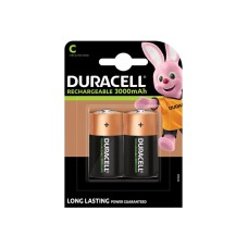 Duracell C Cell 3000Mah Rechargeable Batteries (Pack 2) DURS3091