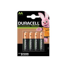 Duracell AA Cell 1300Mah Rechargeable Batteries (Pack 4) DURS6890