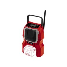 Einhell TC-RA 18 Li BT - Solo Cordless Radio 18V Bare Unit EINTCRA18