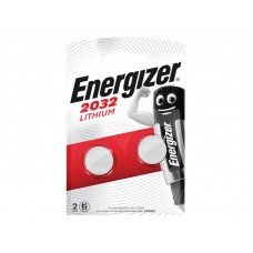 Energizer® CR2032 Coin Lithium Battery (Pack 2) ENG2032B2