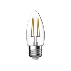 Energizer® LED ES (E27) Candle Filament Non-Dimmable Bulb, Warm White 470 lm 4W ENGS12870