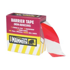 Everbuild Sika Barrier Tape Red / White 72mm x 500m EVB2BARRD500