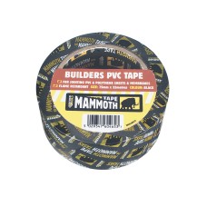 Everbuild Sika Builder's PVC Tape 75mm x 33m Black EVB2BTBK75