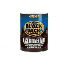 Everbuild Sika Black Jack® 901 Black Bitumen Paint 1 litre EVB90101