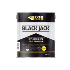 Everbuild Sika Black Jack® 904 Bitumen Roof Felt Adhesive 2.5 litre EVB90402