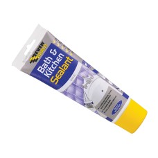 Everbuild Sika Bath & Kitchen Seal White Easi Squeeze 200ml EVBEASIBATHW